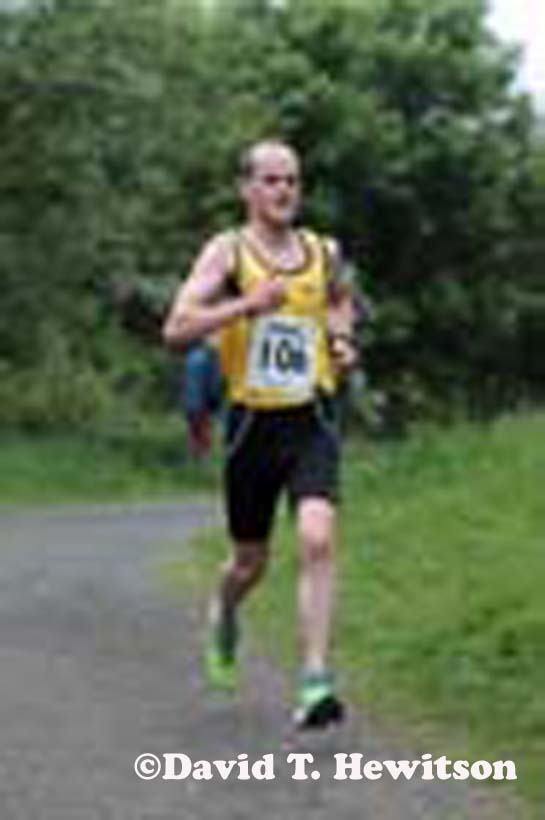 Brendan McMillan (Jarrow) winning the George Ogle Memorial Race, Rowlands Gill.